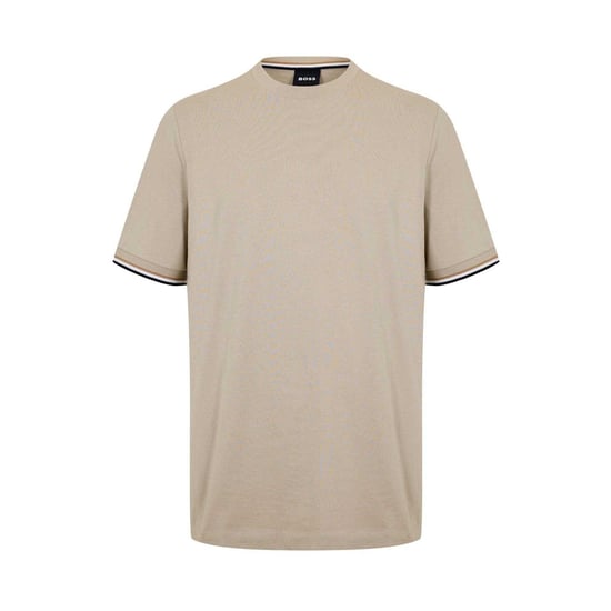 Boss Heren Hbb Thompson 04 Premium Katoen Regular T-Shirt (Beige) - Image 1