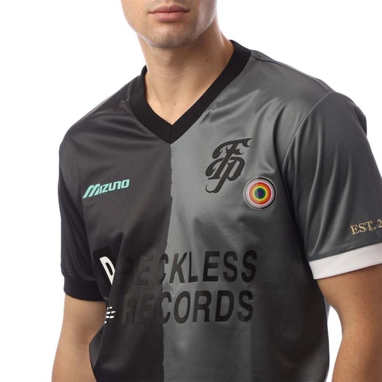 Mizuno Mens Footpatrol Monogram Game Football Jersey (Black) - Image 4