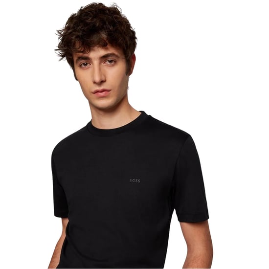 Boss Mannen Hbb Thompson Tonal Logo T-Shirt (Zwart) - Image 3