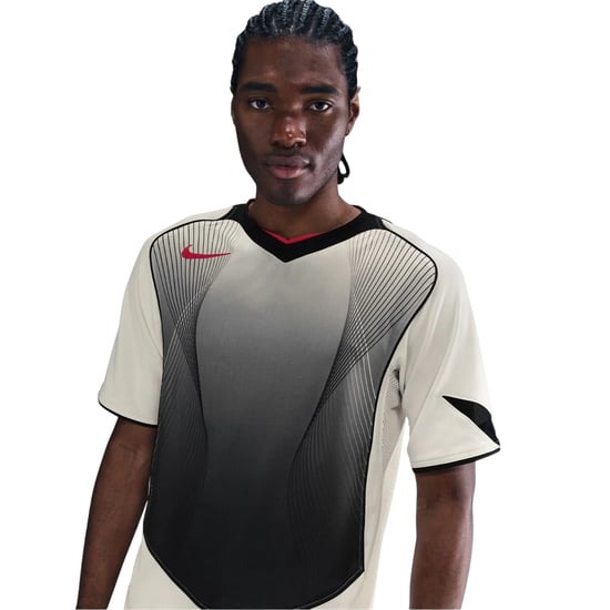 Nike Heren T90 Logo T-shirt met korte mouwen (Beige/Zwart) - Image 1