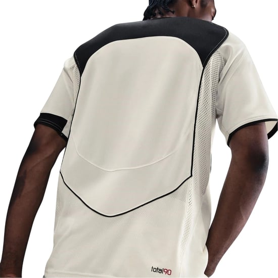 Nike Heren T90 Logo T-shirt met korte mouwen (Beige/Zwart) - Image 2