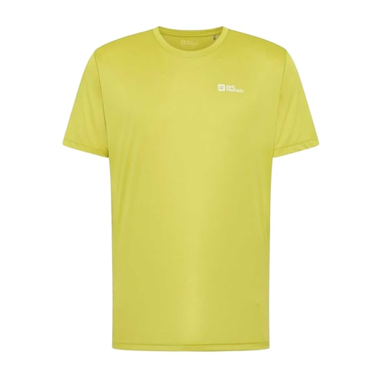 Jack Wolfskin Heren Tech Logo T-Shirt (Chartreuse) - Image 1