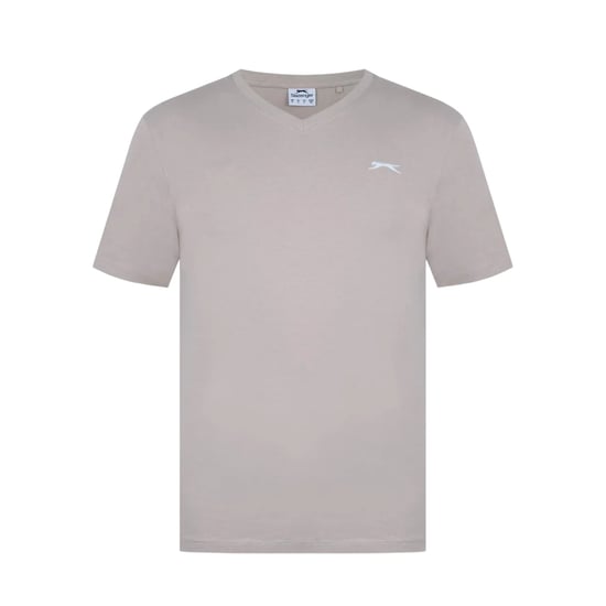 Slazenger Heren Geborduurd Logo Katoenen T-Shirt (Haver) - Image 1