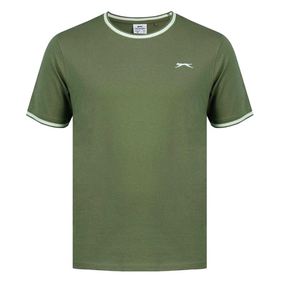 Slazenger Katoenen heren-T-shirt (Kaki Groen) - Image 1
