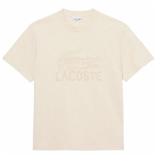 Lacoste Heren T-shirt katoen met logo (Beige) - Image 1