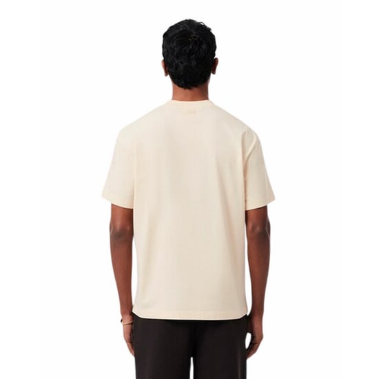 Lacoste Heren T-shirt katoen met logo (Beige) - Image 2