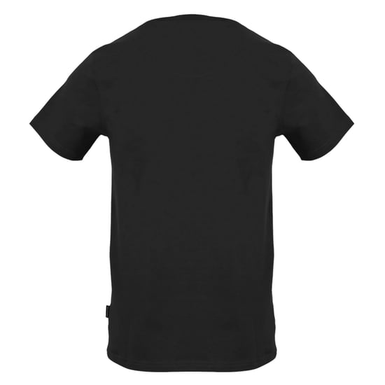 Aquascutum Mens Logo Crew Neck Regular T-Shirt (Black) - Image 2