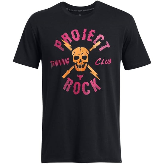 Under Armour Heren Project Rock T-Shirt (Zwart) - Image 1