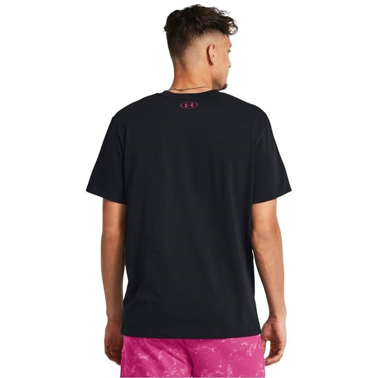 Under Armour Heren Project Rock T-Shirt (Zwart) - Image 4