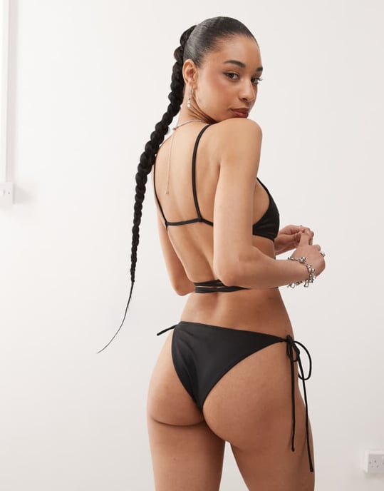 Veckodagsbikiniunderdelar i svart - Image 3