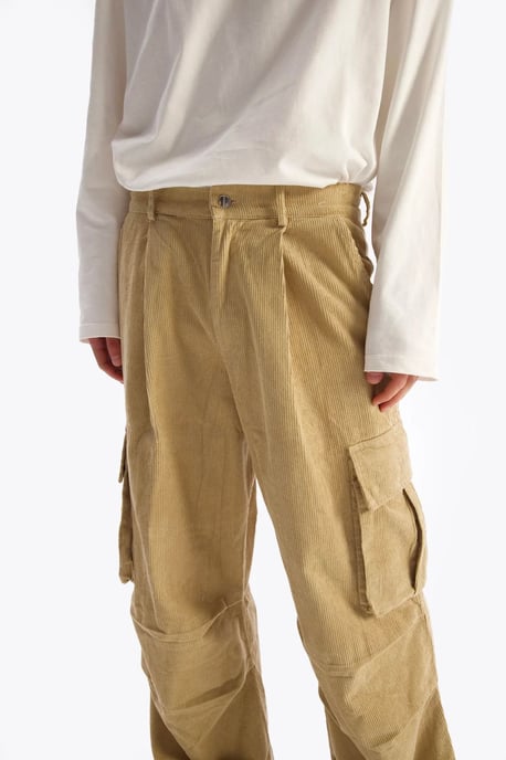 Men's Cotton Gabardine Wide-Leg Pants - Image 5