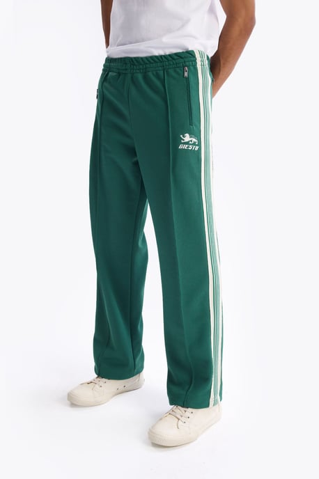 Herenvouwbroek met Streep en Wijde Pijp - Image 1