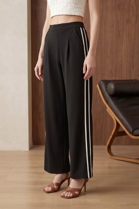 Hoge Taille Plissé Wijde Pantalon - Image 3