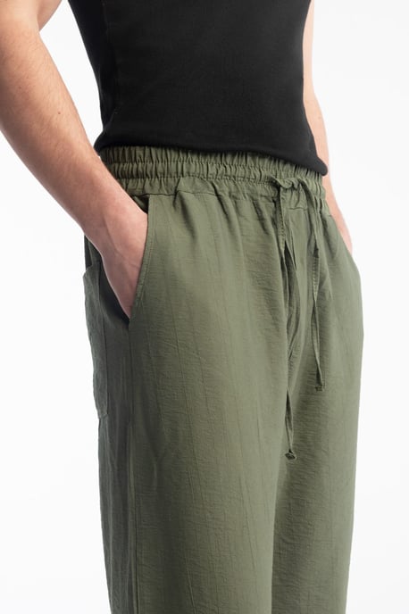 Heren Brede Pijpen Gebreide Broek - Image 2