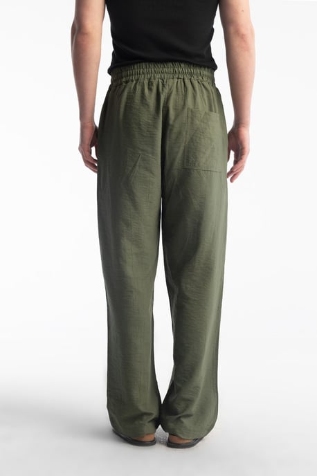 Heren Brede Pijpen Gebreide Broek - Image 3