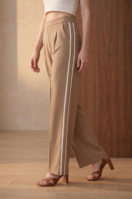 Hoge Taille Plissé Wijde Pantalon - Image 2