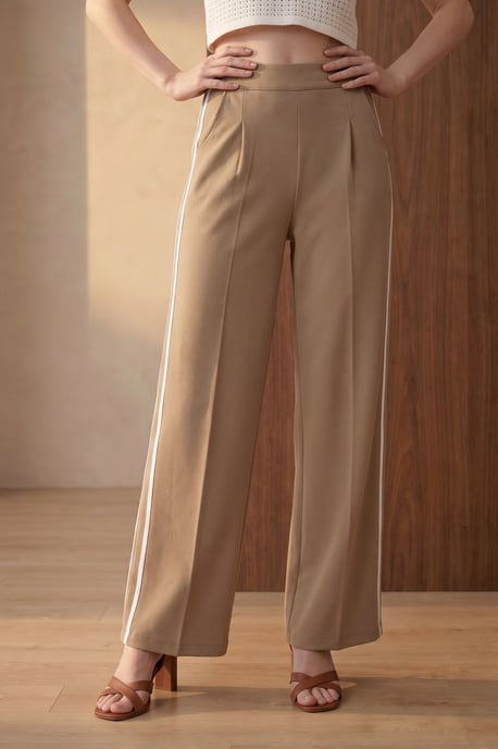 Hoge Taille Plissé Wijde Pantalon - Image 3
