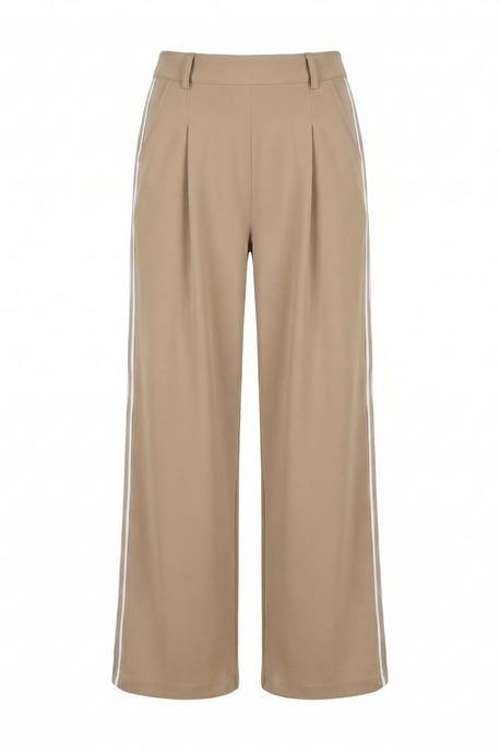 Hoge Taille Plissé Wijde Pantalon - Image 5