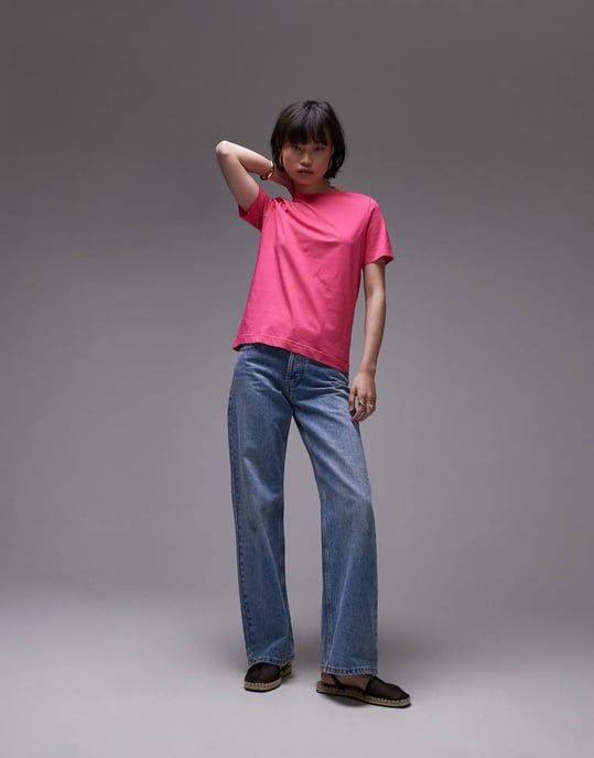 ARKET t-shirt i rosa - Image 2