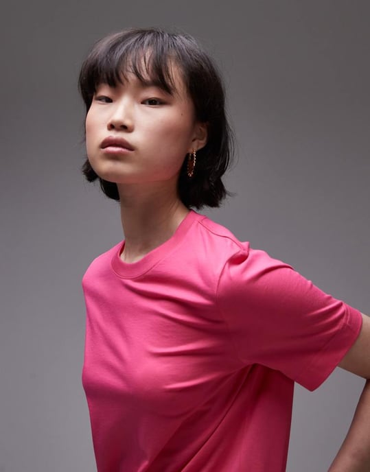 ARKET t-shirt i rosa - Image 4
