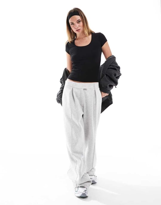 Cotton On Byron square neck short sleeve top in black - Image 3