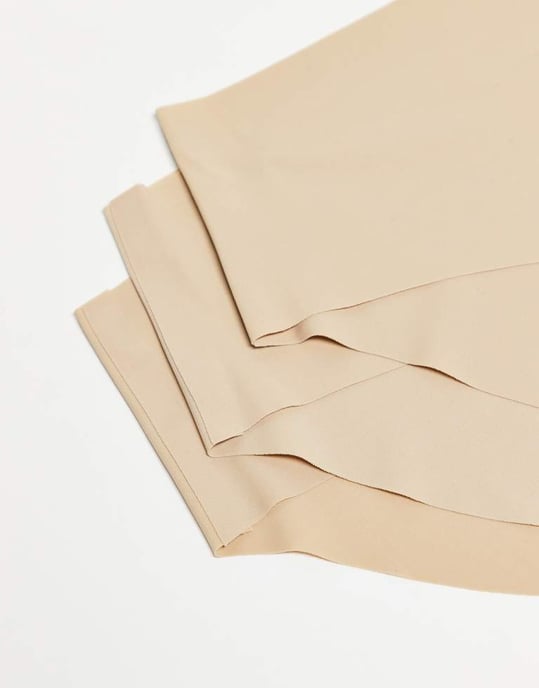 Pieces 3-pack trosor i beige - Image 3