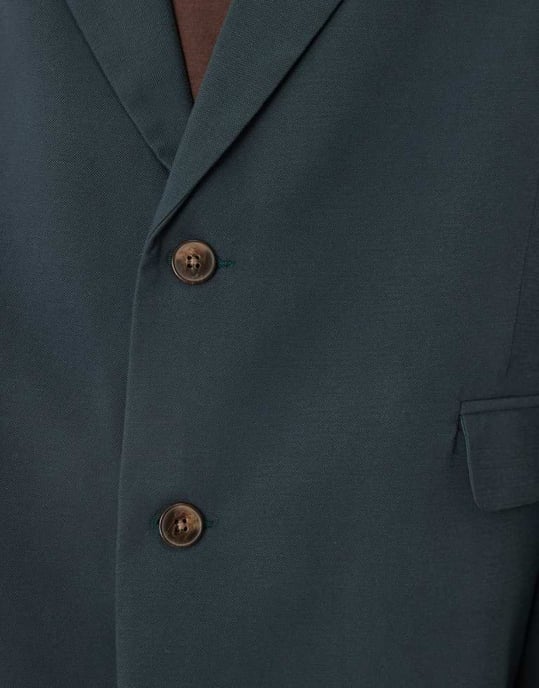 ASOS DESIGN lös oversized kavaj i blått - Image 2