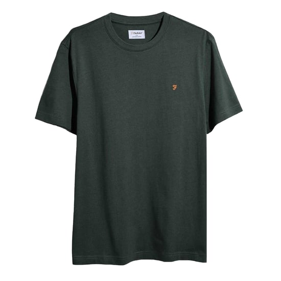 Farah Mens Logo Regular T-Shirt (Evergreen) - Image 2