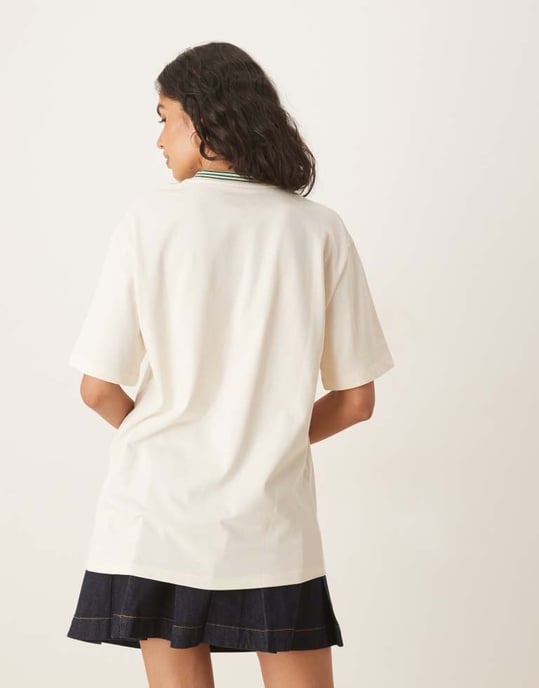 House of Sunny community oversized t-shirt in off-white - Image 4