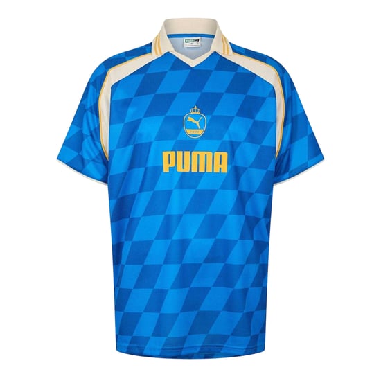 Puma Performance T-shirt met dambord voor heren (Hyperblauw) - Image 1