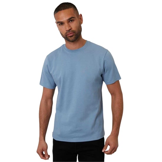 Threadbare Heren-T-shirt met ottoman-print (Gewassen Denim) - Image 2
