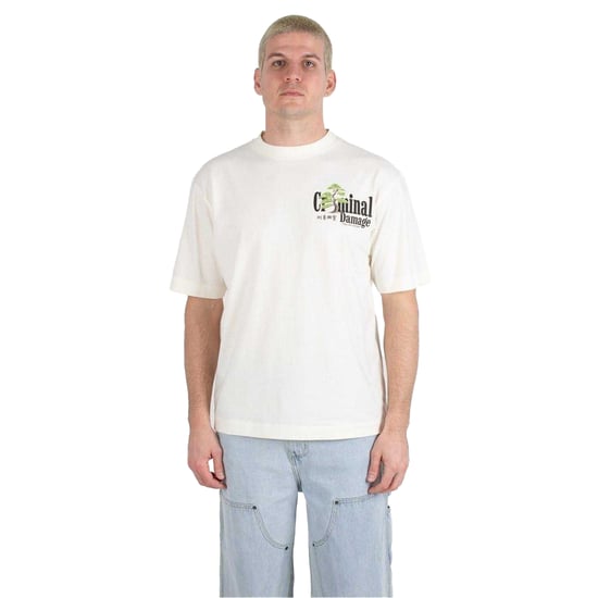 Criminal Damage Kenshin oversized T-shirt voor heren (Gebroken wit) - Image 2