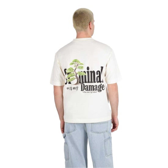 Criminal Damage Kenshin oversized T-shirt voor heren (Gebroken wit) - Image 3