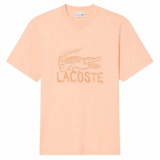 Lacoste Heren T-shirt katoen met logo (Roze) - Image 1