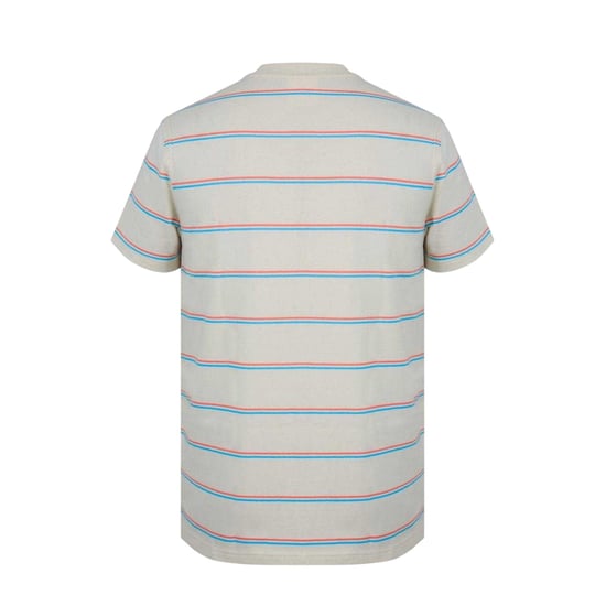 SoulCal Mens Striped Pocket Regular T-Shirt (Ecru) - Image 2