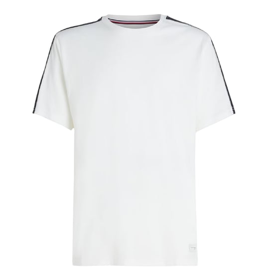 Tommy Hilfiger Heren-T-shirt met logo, normale pasvorm en korte mouwen (Ecru) - Image 1