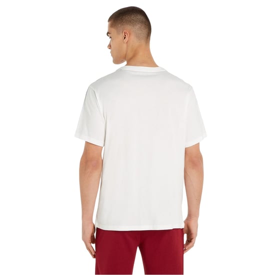 Tommy Hilfiger Heren-T-shirt met logo, normale pasvorm en korte mouwen (Ecru) - Image 2