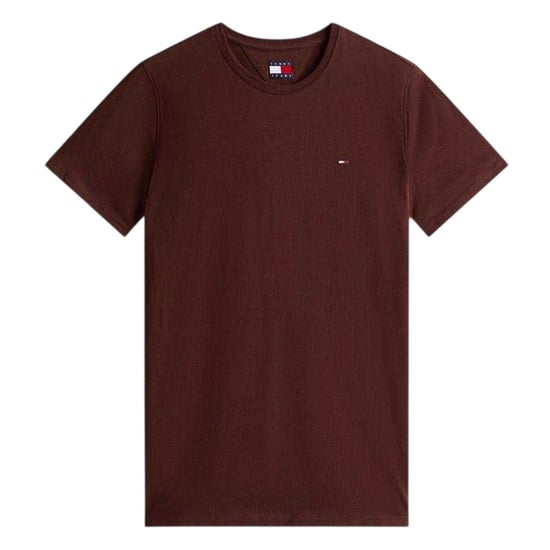 Tommy Jeans Heren Geborduurd Logo Los T-shirt (Bruin) - Image 2