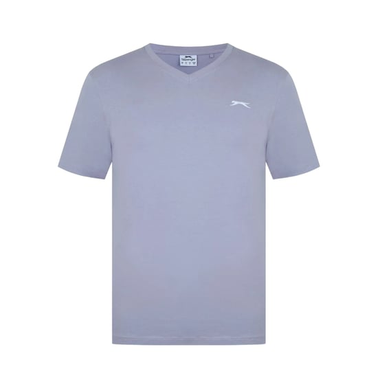 Slazenger Heren Geborduurd Logo Katoenen T-Shirt (Stoffig lavendel) - Image 1