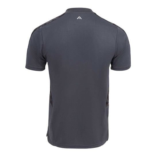 KooGa Mens Panels Crew Neck T-Shirt (Charcoal) - Image 3