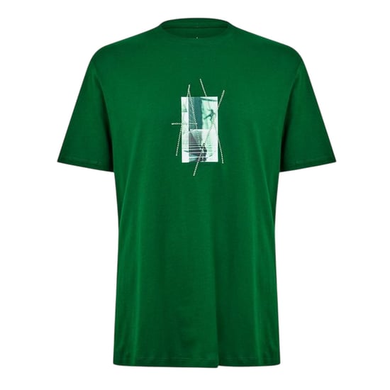 Armani Exchange Mens Graphic Print T-Shirt (Garden Green) - Image 2