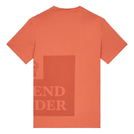 Weekend Offender Heren Ryan Tonal T-shirt van gevangeniskatoen (Oranje) - Image 2