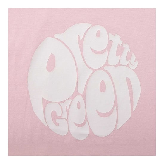 Pretty Green Mens Logo Cotton T-Shirt (Light Pink) - Image 4