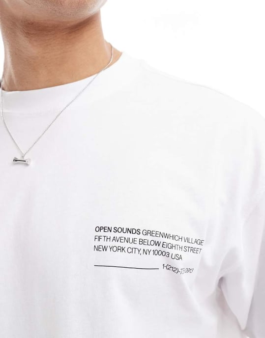 Cotton On box fit easy t-shirt with London graphic - Image 3