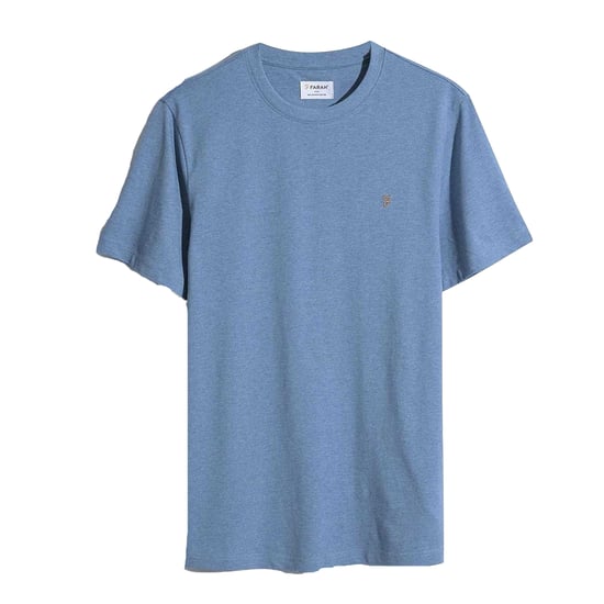 Farah Mens Logo Regular T-Shirt (Blått tidvatten) - Image 2