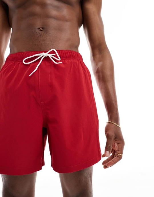 Hollister badshorts i röd - Image 4