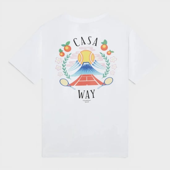 Casablanca Casa Way Mountain Printed T-Shirt White XXL - Image 1