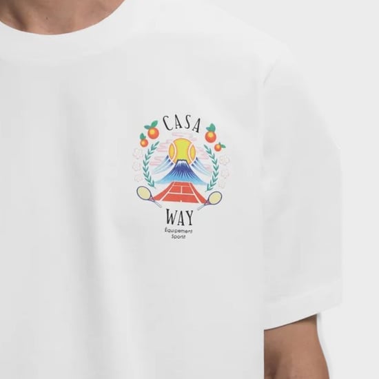 Casablanca Casa Way Mountain Printed T-Shirt White XXL - Image 2