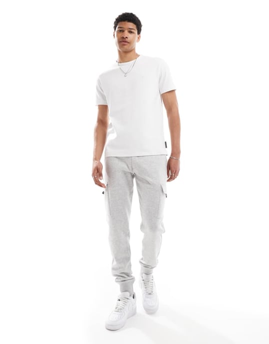 French Connection micro ottoman t-shirt in white - Image 2