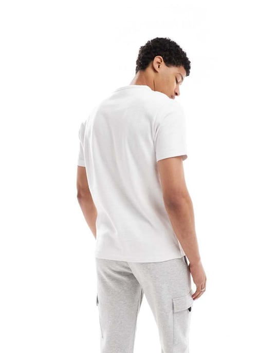 French Connection micro ottoman t-shirt in white - Image 4